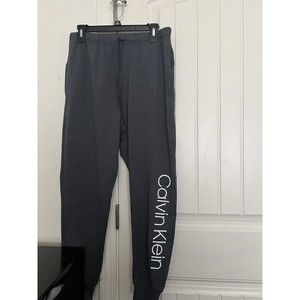 Calvin Klein Men French Terry Jogger Pants, Size-M Black/Grey NWOT